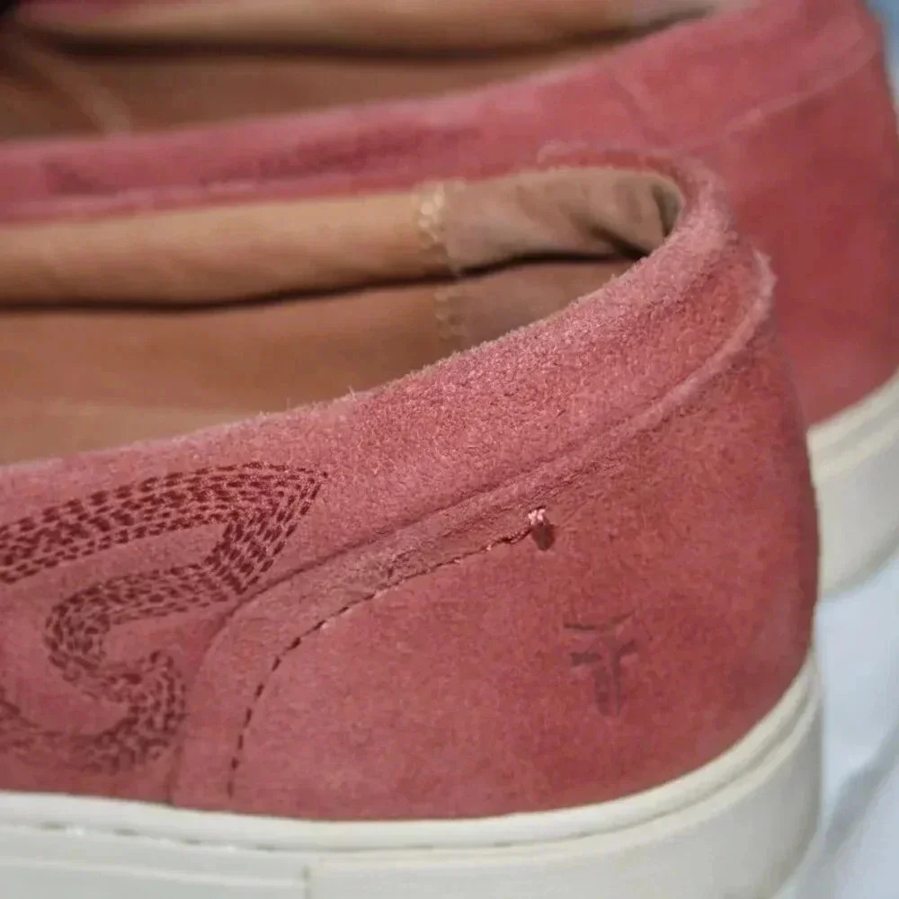 Designer by Frye Ivy Primrose Suede Slip On Sneakers Womens Size 9 - Picture 8 of 16